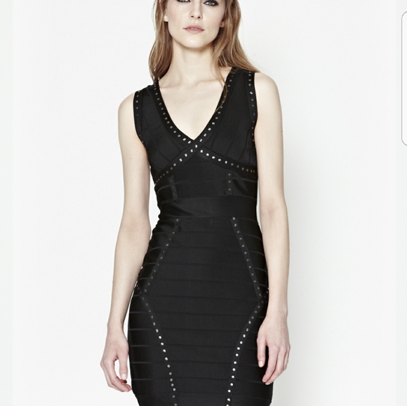 French Connection Bandage Dress sz 2 - Picture 2 of 4